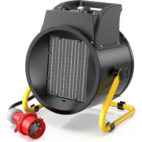 Hochleistungs-Keramikheizer 5000W - All-in-One-Heizung mit 3 Stufen und Thermostat - Energieklasse A für große Räume