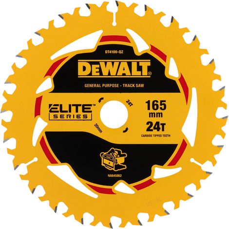 Lama per sega circolare DEWALT ELITE 165\/20 mm 24WZ\/FZ, DT4100 (1/3)