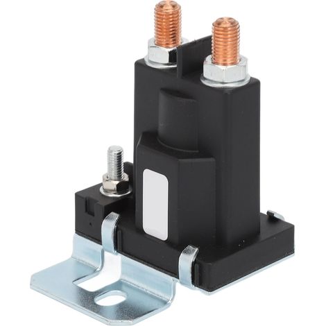 Relais démarreur 150A bobine laiton haute puissance boîtier ABS pour tondeuse et auto 24V (1/5)