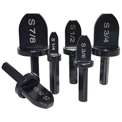 QORVA-Outil d'expansion pour tuyaux en cuivre - Kit d'outils manuels professionnels 6 pièces pour sertir les tuyaux en cuivre avec foret - Kit de réparation CVC