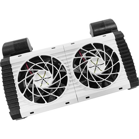 Ventilador de refrigeración para acuario con 2 ventiladores, velocidad del viento ajustable para una temperatura óptima.