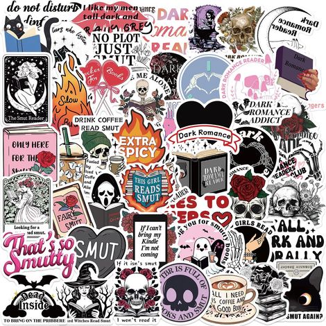 Autocollant 100 Pièces Stickers Kindle, Stickers Aesthetic, Autocollants en Vinyle Waterproof Gommettes, pour Skateboard Pc Ordinateur Portable Guitare Bouteille D'eau Téléphone Voyage Tasse (1/5)