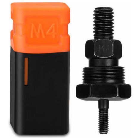 Accesorio para máquina remachadora Mandril roscado Adaptador de remache Tuerca Herramienta Varilla de tracción Remachadora Remachadoras de repuesto, M4 (1/5)