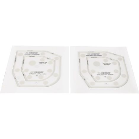 gabarits de 15 cm pour housse de bol en acrylique (petit modèle), pour la couture, le quilting et le bricolage. (1/5)
