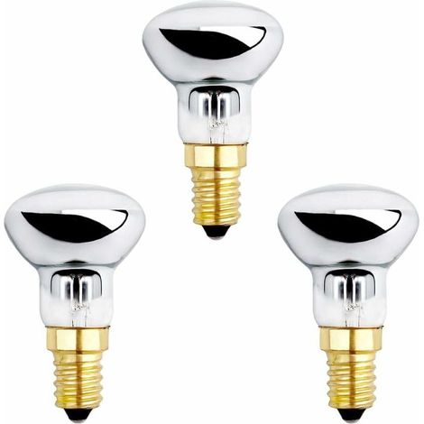 Lampadina Ulisem E14 R39 da 25W per lampada lava, dimmerabile, luce bianca calda 2600K, 250LM, lampadine a riflettore con attacco piccolo per lampade a bolle riscaldanti, lampade a razzo, lampade glit