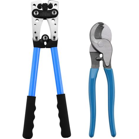 Crimping Pliers Kit with Cable Clamp and Cable Ties