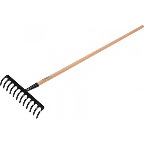 Gartenrechen 12 Zinken mit Stiel 35782 flo