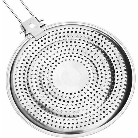 Diffuseur de Chaleur en Acier Inoxydable 21 cm pour Plaque de Cuisson au gaz Uniquement——.. (1/3)
