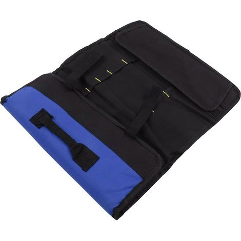 Sac à Outils Enroulable Sac à Outils à roulettes clé Multifonctionnelle Pochette Enroulable en Tissu Oxford épais Résistant à l'usure étanche Pochette Enroulable pour (1/4)