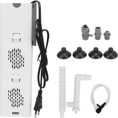 BelleRise – Innenfilter mit Wasserfallfunktion – 1500 l/h, 25 W – Einstellbare Sprühnebelregulierung – 100 cm Aquarium (1/5)