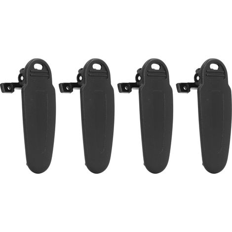 Lot de 4 clips de ceinture de rechange pour radios Kenwood TK2140, TK3140, TK2160, TK3160, TK2170, TK3170, TK2173, TK2360, TK3360, NX220 et NX320 (1/5)