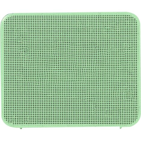 Enceinte Bluetooth sans fil HiFi stéréo avec basses profondes, mini enceinte portable multifonctionnelle pour l'extérieur, les voyages et la maison, vert menthe (1/5)
