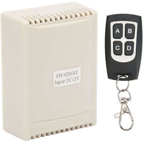 Kit de Commutateur à Relais Sans Fil 4 Canaux 12V pour Applications Industrielles