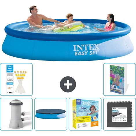 Intex Piscina Easy Set Rotonda - 366x76 cm - 7-pezzi  S259