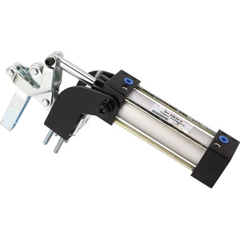 Pneumatische Klemme mit 80° Öffnungswinkel, 100 kg Klemmkraft, G1/8 Zoll Zylinder für die Bearbeitungsspannung, robuste Industrieausrüstung. (1/5)