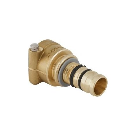 GEBERIT Mepla Raccordo Diritto Ottone Diam.16Mm Per Collettore Compact - 612.424.00.5 (1/2)