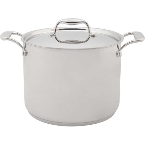 Marmite - CÓMODO Y MODERNO - CLÁSICO - Acero inoxidable - Ø24 cm - 7,14 L - Todos los fuegos, incluida la inducción (1/4)
