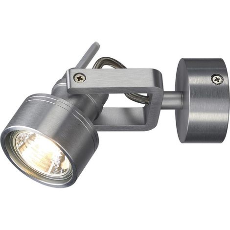 Spots INDA applique et plafonnier intérieur alu brossé GU10/QPAR51 50W max - SLV 147559 (1/5)