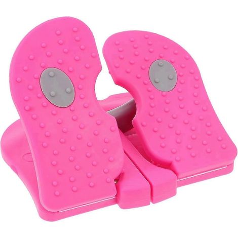 Mini Stepper sous bureau, pédalier d'exercice, stepper pliable pour les pieds, thérapie physique, soulage les varices (rose) (1 pièce) (1/5)
