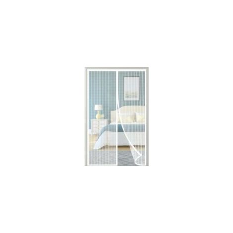 Zanzariera magnetica per porte e finestre 120x210 cm – Rete adesiva ultra-fine – Installazione senza foratura – Mantiene l'aria fresca all'interno