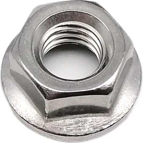 Écrous en acier inoxydable, à embase dentelée tête hexagonale (1/5)