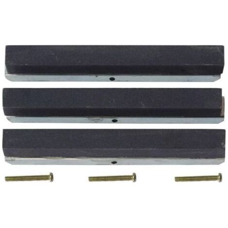 Pierres de rechange grain fin pour honoir brunissoir 3 bras 75mm