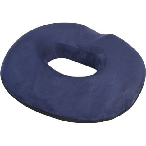 Coussin en mousse à mémoire de forme pour hémorroïdes et coccyx, petit coussin noir en forme de beignet, soulageant la douleur au (1/5)