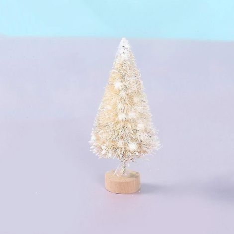 Décorations de Noël en 5 pièces : mini sapin, cèdre mignon, aiguilles de pin, accessoires photo, décoration de fenêtre (1/3)