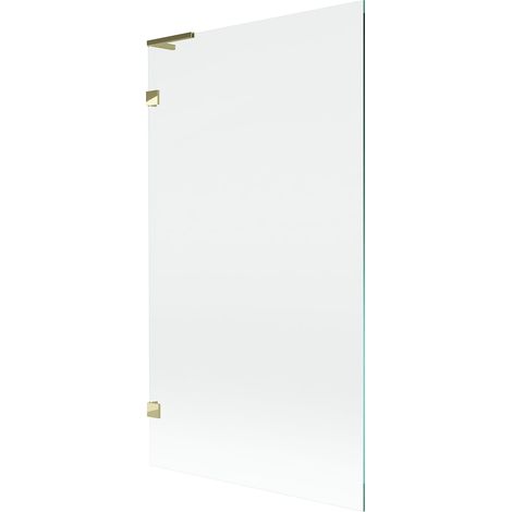 Mexen Lunar L panel de baño con 1 hoja 100 x 150 cm, transparente, dorado - 897L-100-000-50-00 (1/5)