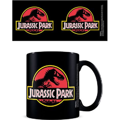 PYRAMID INTERNATIONAL, Taza de desayuno color Jurassic Park Logo Clásico de Jurassic World