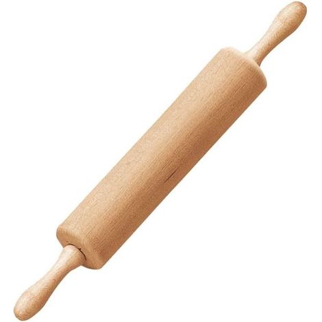 Rouleau à pâtisserie en bois antiadhésif, accessoire de cuisine idéal pour étaler la pâte à gâteaux, pizzas, biscuits, raviolis, etc., 44 x 5,6 cm (1/5)
