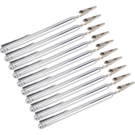 Packung mit 10 robusten Kakerlakenzangen aus Edelstahl, teleskopierbar, für vielseitige Anwendung, ideal für Auto- und Haushaltsreparaturen. (1/5)