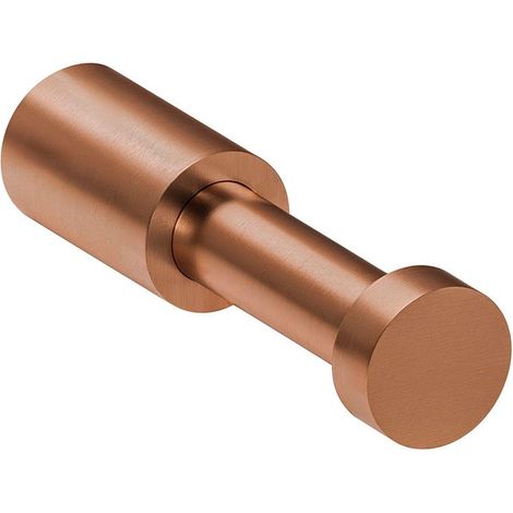 COSMIC Towel hook, Robe hook, Coat hook, Brushed Copper 5,5 cm, Logic Collection