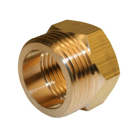 Nipplo a vite in ottone M 33 x 42 per tubo rame QUICK PLOMBERIE