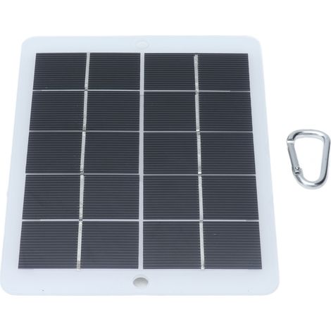 Chargeur solaire portable, en silicium polycristallin, avec interface USB, idéal pour le camping, 3 W 5 V. (1/5)