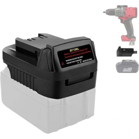 Green Mobility-Adaptateur de batterie MT18ML pour Makita vers Milwaukee, adaptateur convertit pour batterie Makita 18V LXT (1/4)