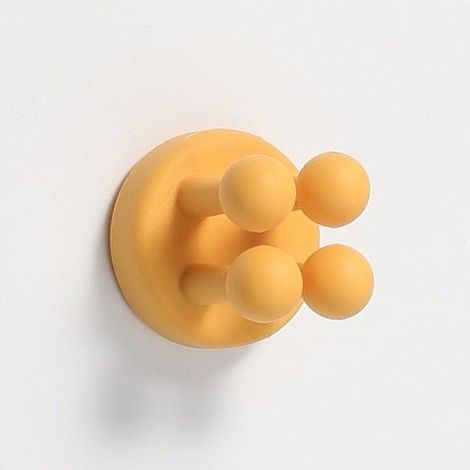 Crochets utilitaires pour prise rasoir, câble, clé, etc. Crochets de salle de bain multi-usages en silicone,