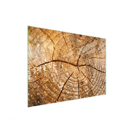 Glasschneidebrett 30x22 Holz