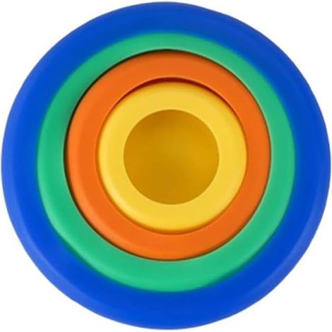 Ecleanfy - 4couvercles silicone étanches SGS. Universels bols/boîtes/fruits. Usage maison et camping.