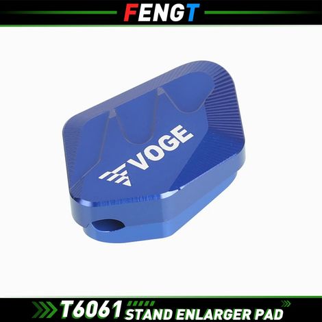 (Bleu B) Compatible avec la moto VOGE 525DS : extension de béquille latérale, support de pied, plaque de support pour les modèles 525DSX, DS 525 et DS525 DS/DSX 525. (1/4)