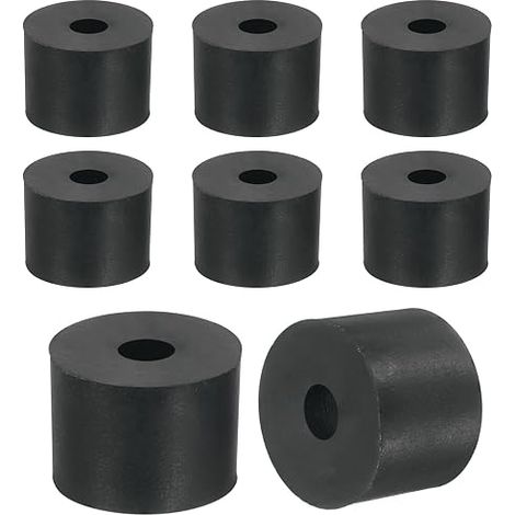 12 x Rubber Washers 20 mm OD x 5 mm ID x 15 mm Thick Plastic Spacer Flat Anti-Vibration Round for Domestic Industrial Machines (1/5)