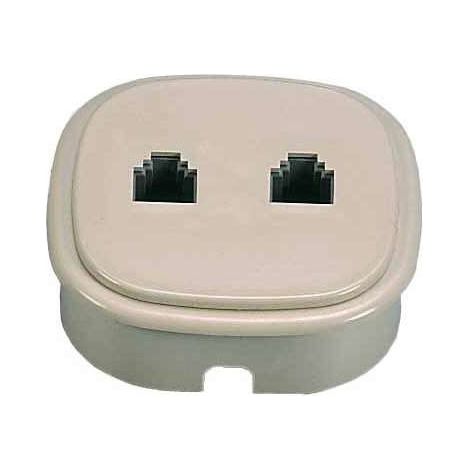 PRESA TELEFONO PLUG 2x6/4 GEMAC