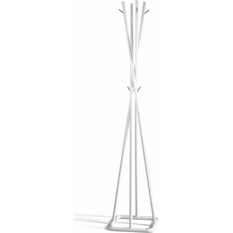Portemanteau en Hêtre Massif, modèle Indie, blanc