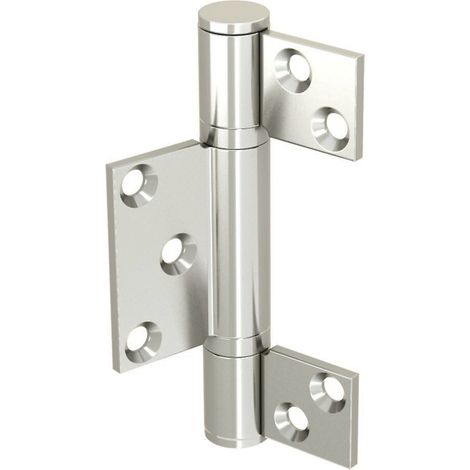 Charnière en INOX axe de 10 mm dimension 67x104,5 mm (1/2)