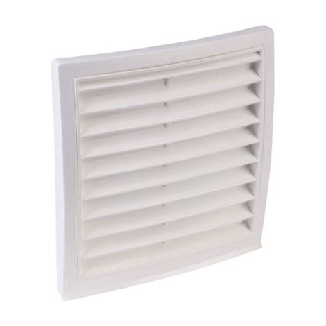 Wallair N32860 rejilla de ventilación blanca 15 cm