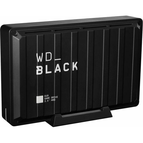 Western Digital D10 Externe Festplatte 8 TB 7200 RPM 3.2 Gen 2 (3.1 Gen 2) Schwarz, Weiß