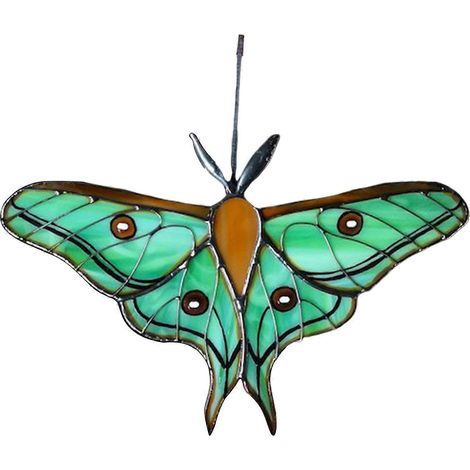 Handgefertigter Solarkollektor aus Buntglas – Schmetterling – Hängendes Schmetterlings-Paneel – Fensterdekoration, geeignet für Mütter und Frauen – Jikaix (1/5)