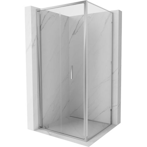 Mexen Exo cabina de ducha plegable 95 x 95 cm, transparente, cromo - 816-095-095-01-00 (1/5)