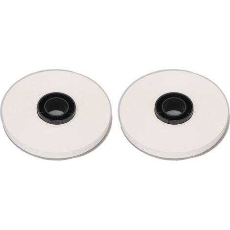 Ruban adhésif transparent PET 16m x 5mm pour étiqueteuse MAX LM 550A, pack de 2 rouleaux (1/5)