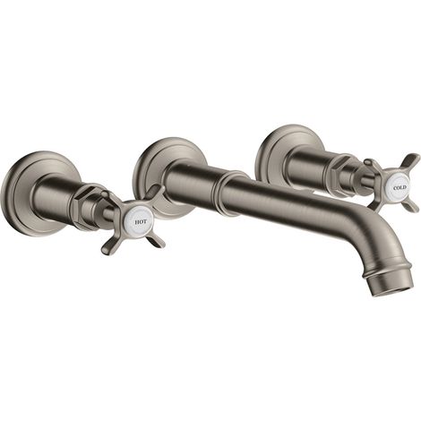 hansgrohe AXOR Montreux Mezclador de lavabo oculto de 3 agujeros,